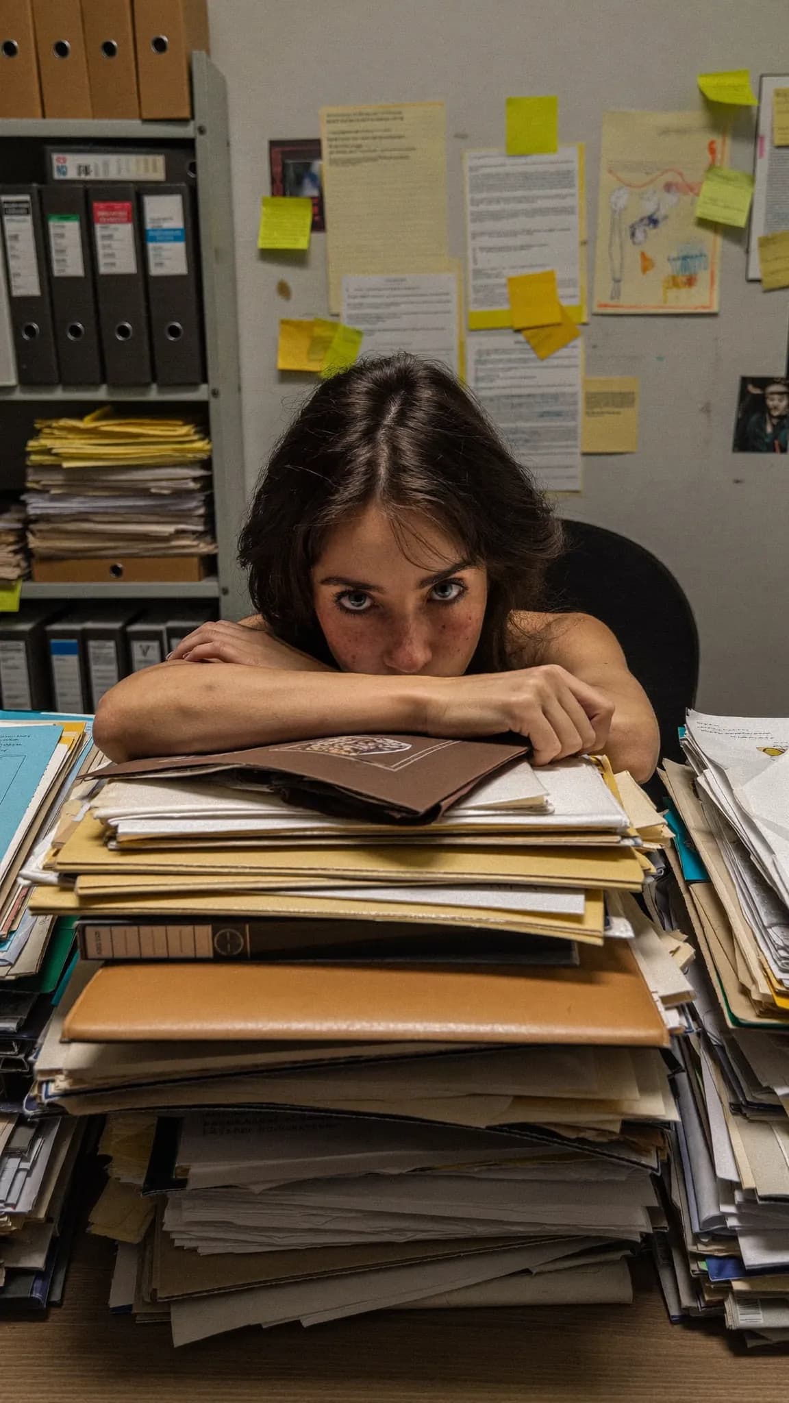 Stressed small business owner juggling tasks alone 4